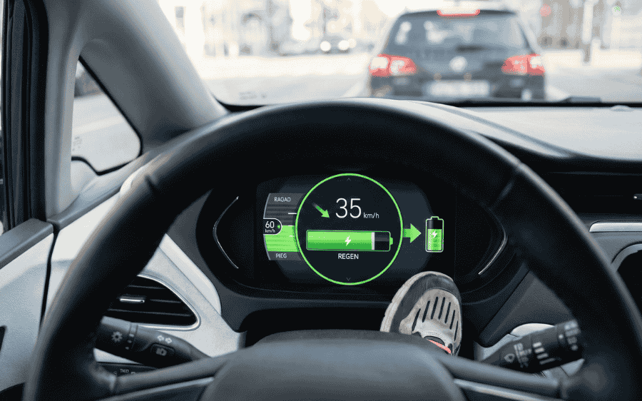 การขับขี่แบบ One-Pedal ในรถไฟฟ้า